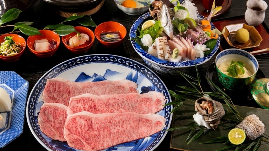 【早期予約・さき楽35でお得】五島牛堪能：すきしゃぶプラン