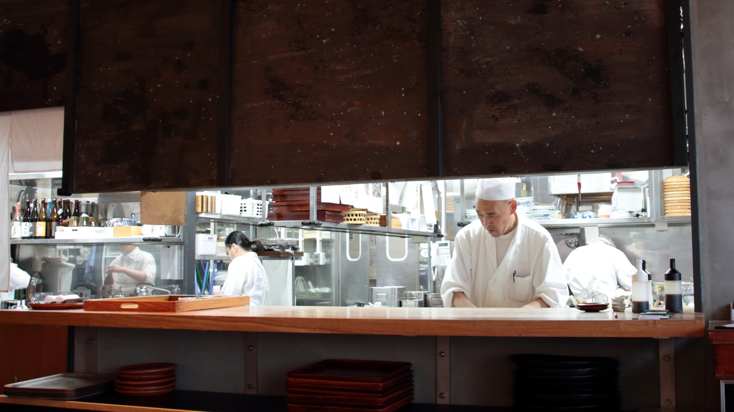 レストラン店内／海ト空〇ト星（うみとそらまるとほし）和食を主とするレストランです。