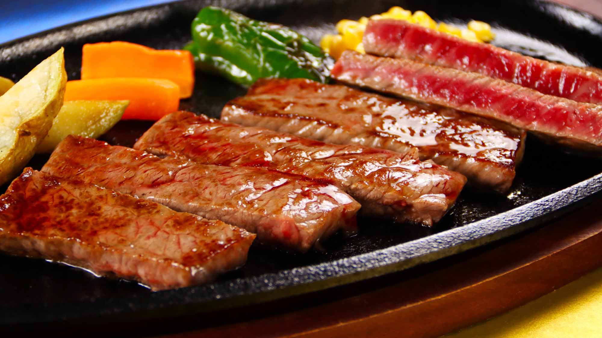 【夕食のみ】海鮮もお肉も食べたいあなたへ！ボリューム満点『宮崎牛』ステーキコース