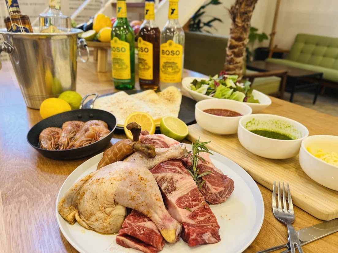 【今夏限定！】カリビアンBBQプラン ~ BOSO Rhumのウェルカムドリンク ~（夕朝食付き）