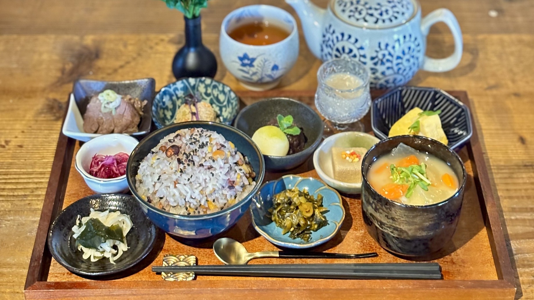 【朝食付き】人気店『TSUBOI SOUP』の選べる朝定食