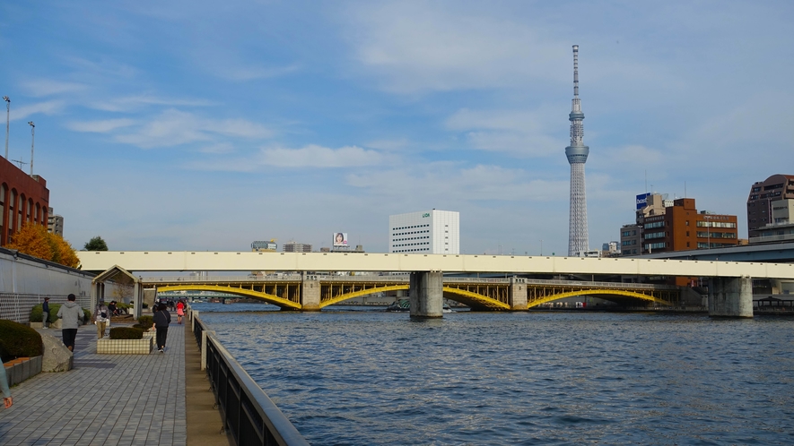 浅草橋　隅田川