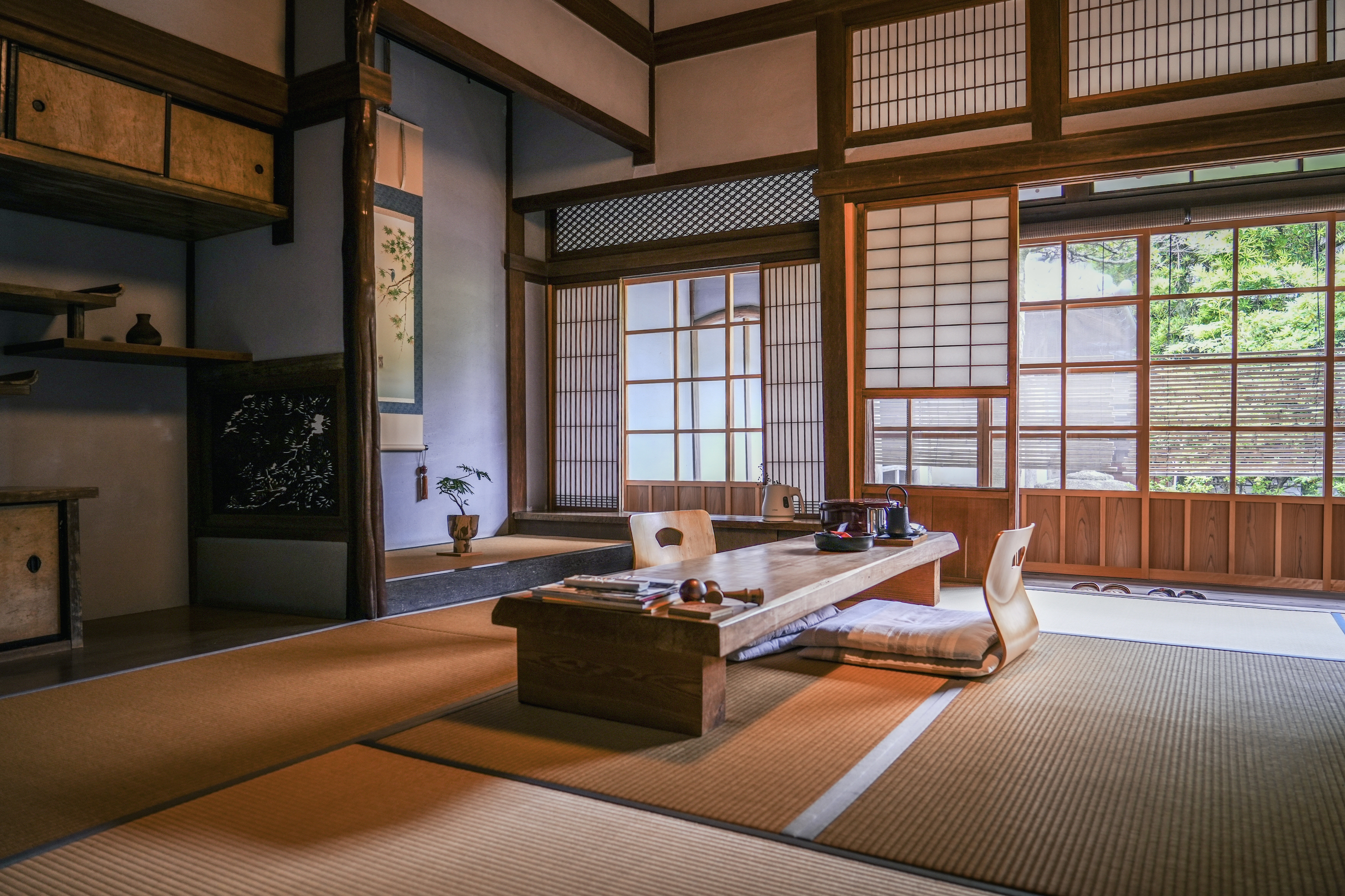 母屋棟（和洋室）の和室部分です。