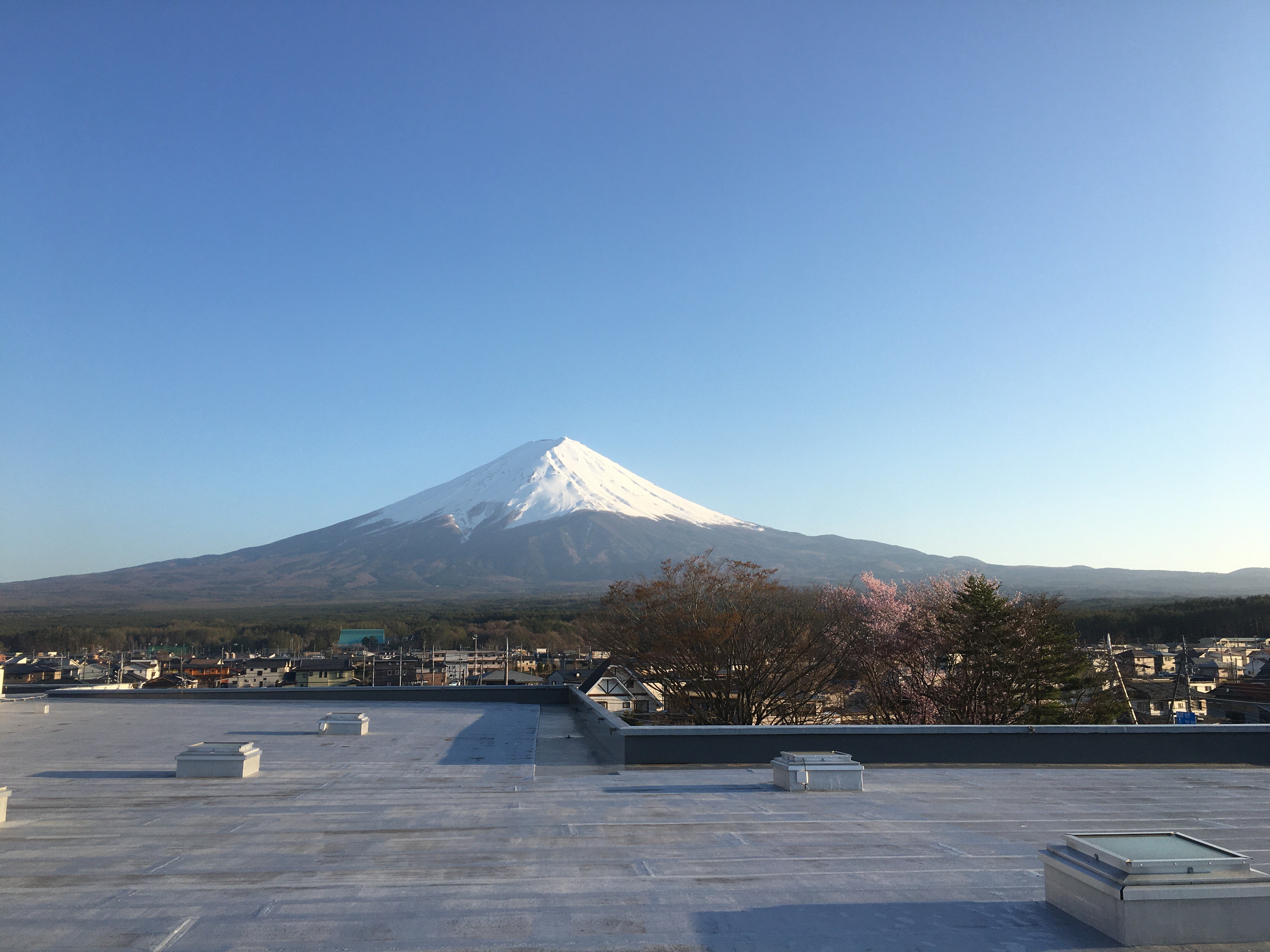 屋上から富士山　04.26