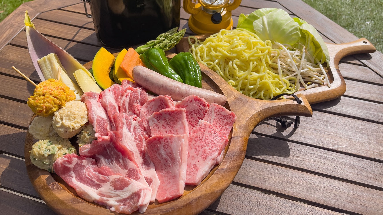 ◆【夏季限定】１泊２食　コテージBBQプラン