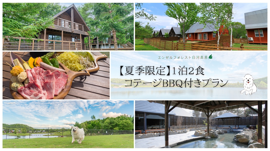 ◆【夏季限定】１泊２食　コテージBBQプラン