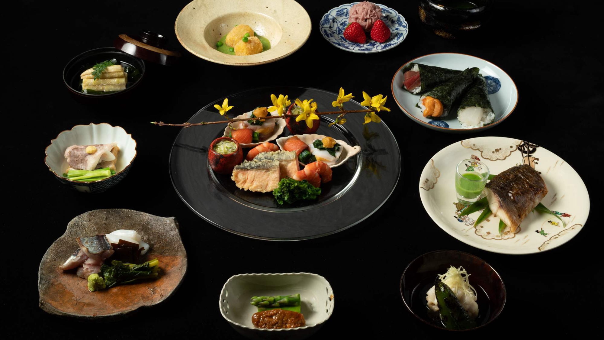 【地産地消　和食コース】〜山海の幸を皿の上に〜”北海道の四季彩”を料理に込めて。