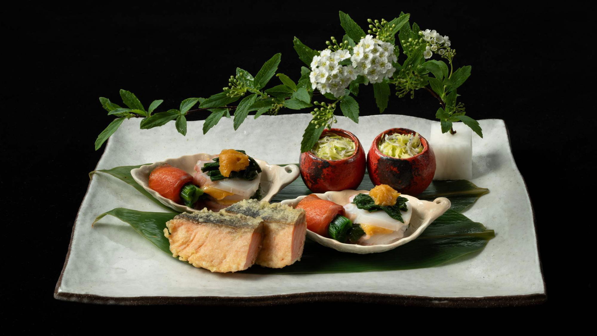 【楽天月末セール】新鮮魚介やお野菜、道産牛など北海道の逸品素材をふんだんに使用した「道産素材会席」