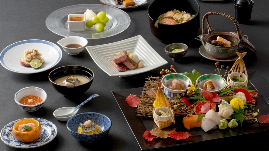 タラバ蟹と北海道和牛の饗宴※イメージ