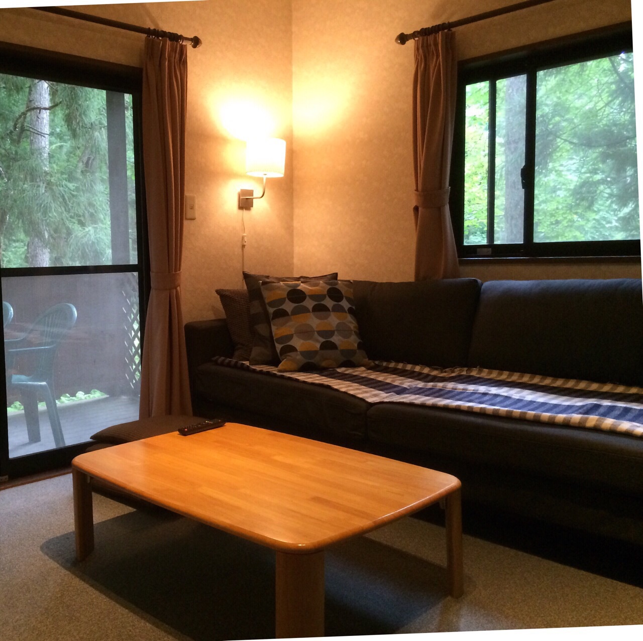 3連泊~コテージタイプ☆キッチンバストイレ付♪各お部屋の屋根付テラスで雨でもBBQも《添い寝無料》