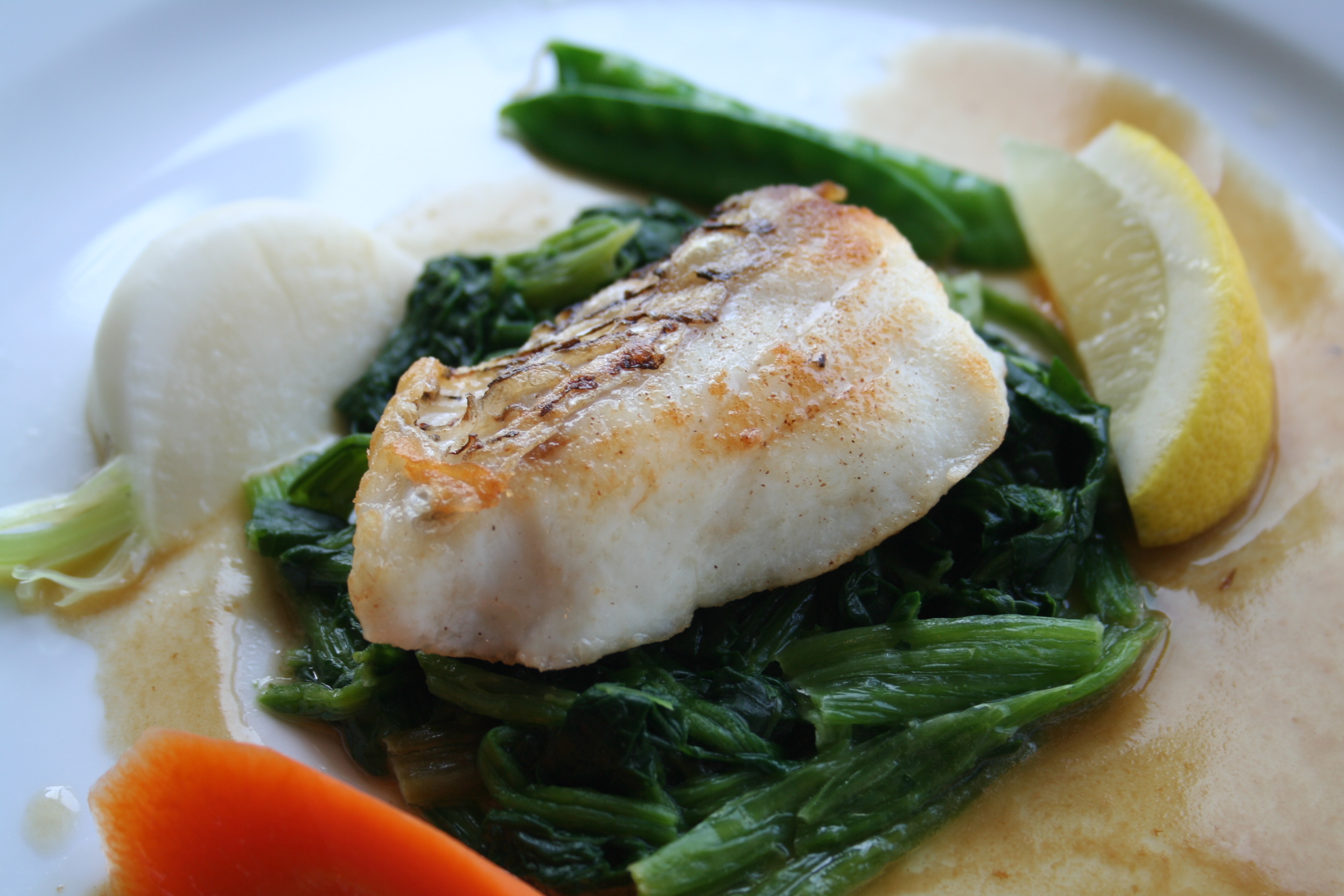 ディナーコース付きプラン 魚料理例　