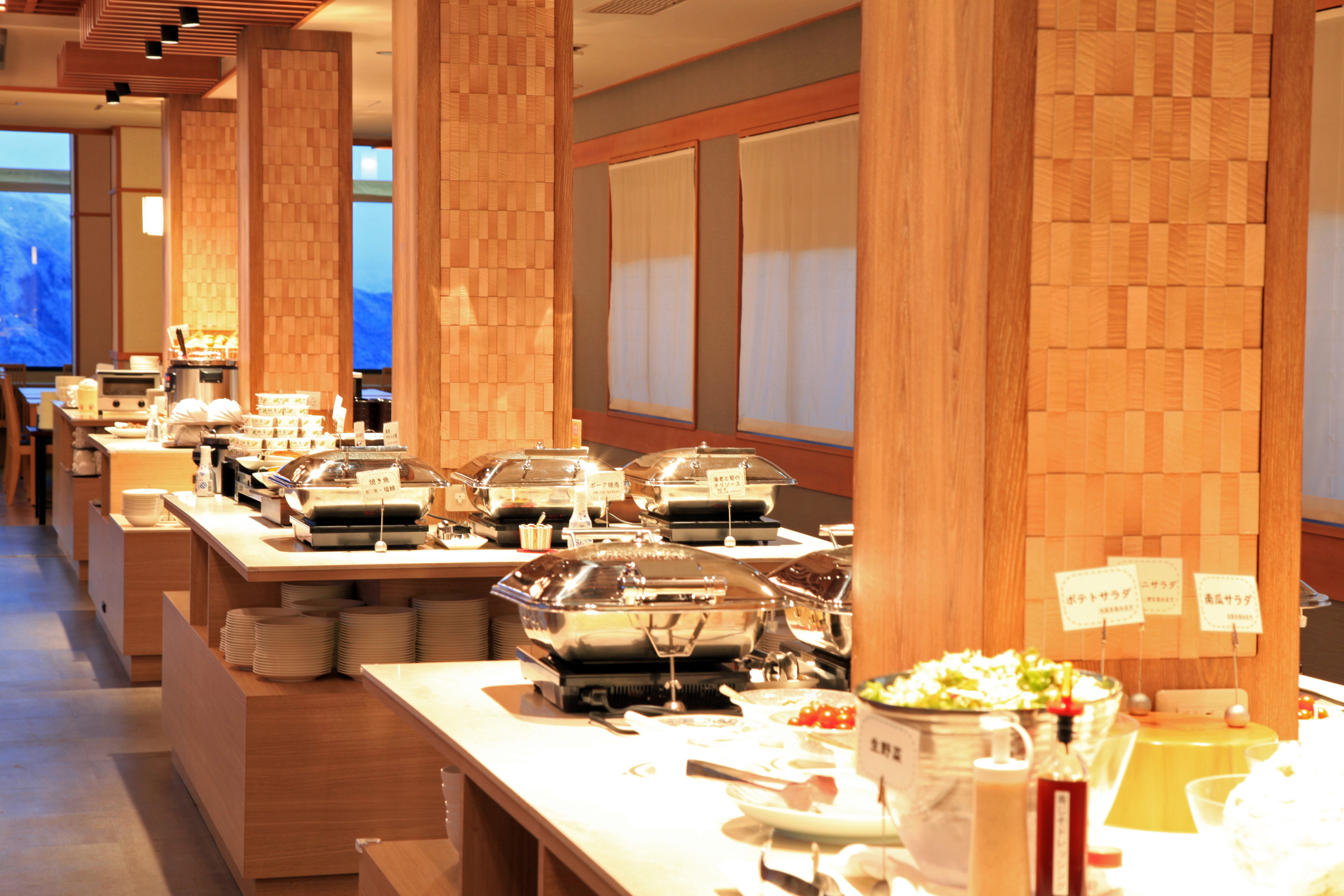 朝食ビュッフェ（一例）