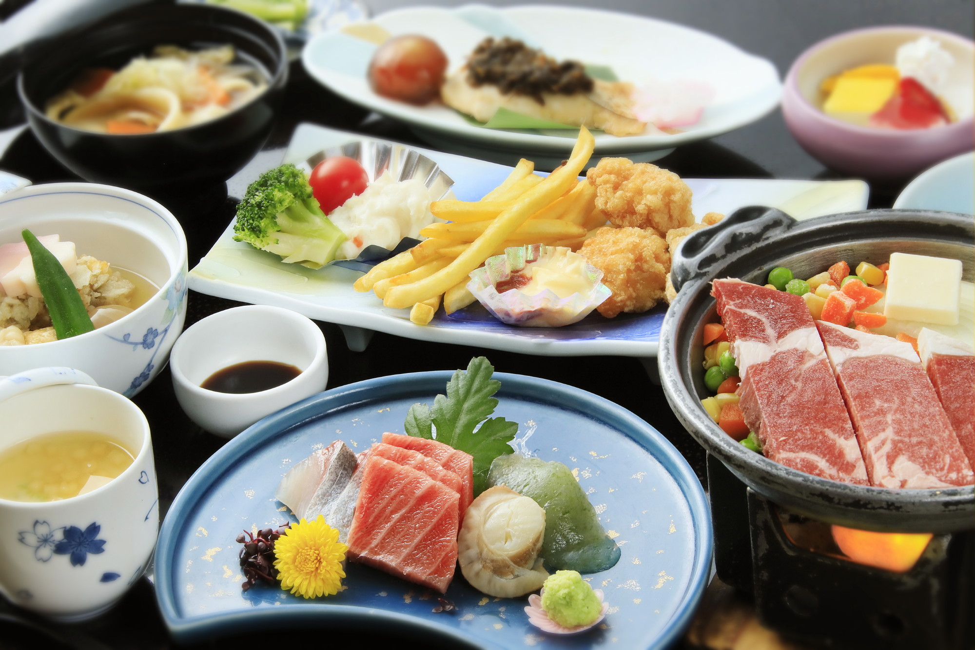 ご夕食 小人A「お子様会席」（一例）