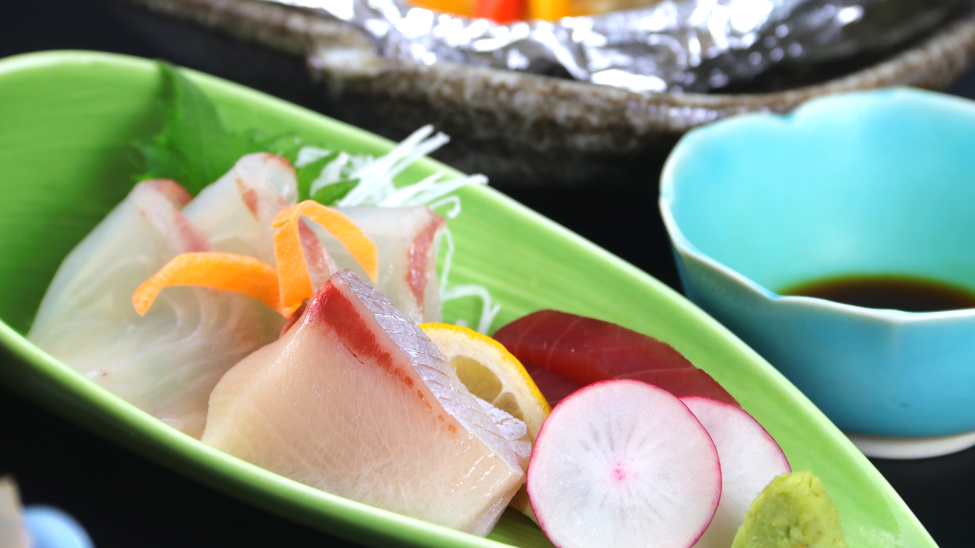 【和洋折衷創作ディナー】旬の鮮魚三種盛り