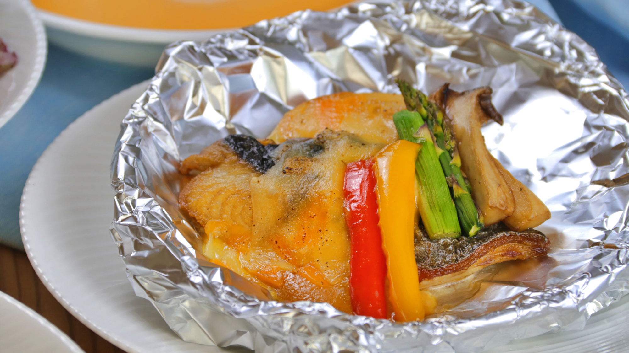 【スタンダード・淡路ビーフコース-共通料理】ホイル焼き