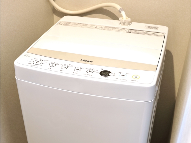 ■洗濯機■ 全室完備しております。