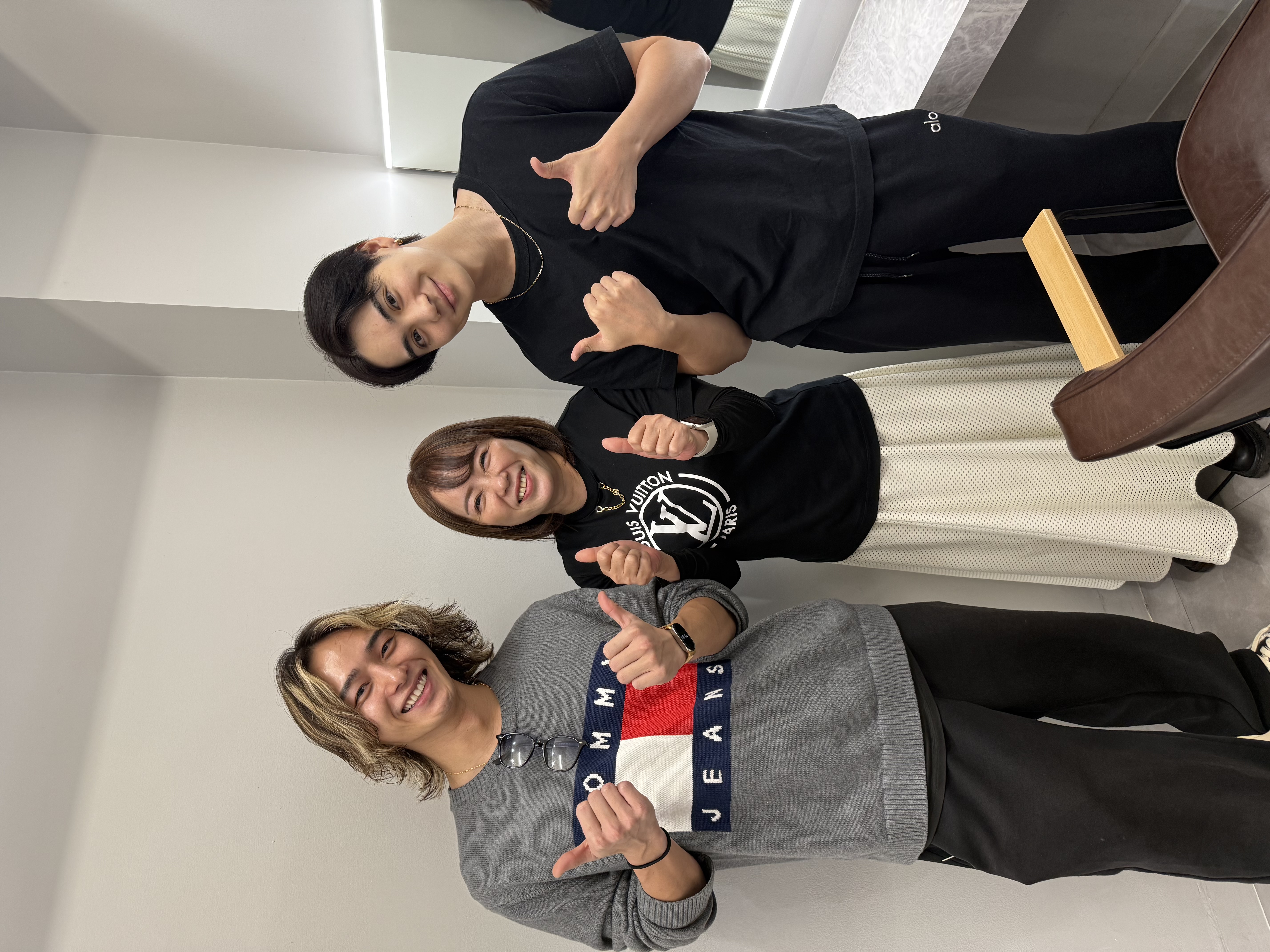 小林市観光大使EXILE RAMPAGE吉野北斗君と表参道PLATINAで一緒にhair color