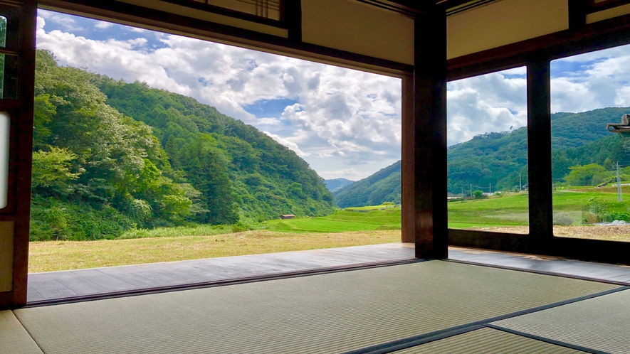 居間からの眺め