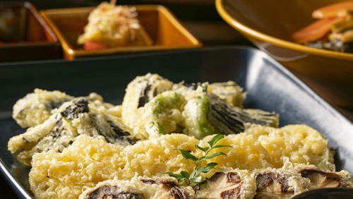 *【夕食：天ぷら（一例）】カラッと揚げたてお召し上がりください