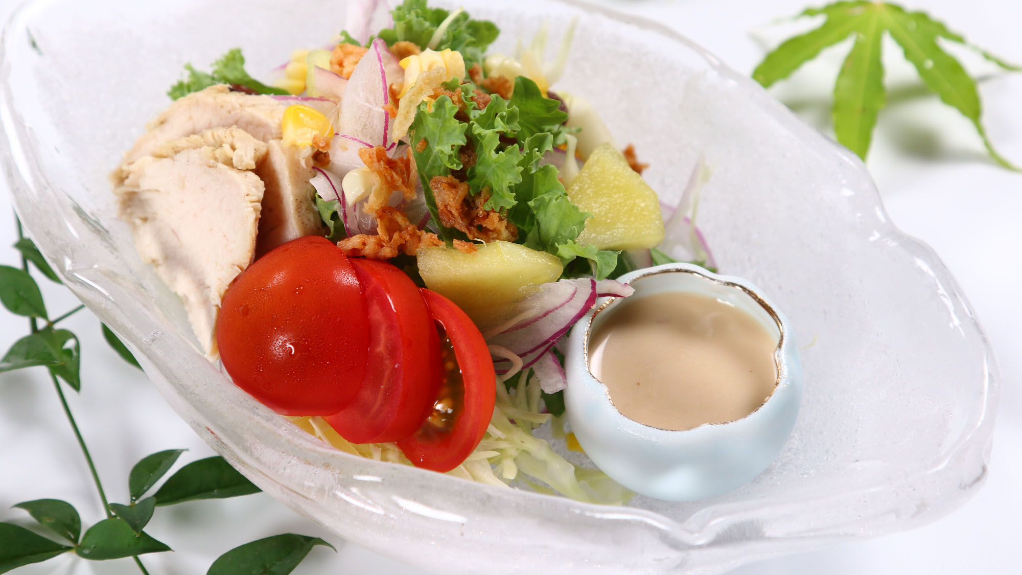 朝食♢生野菜サラダ*