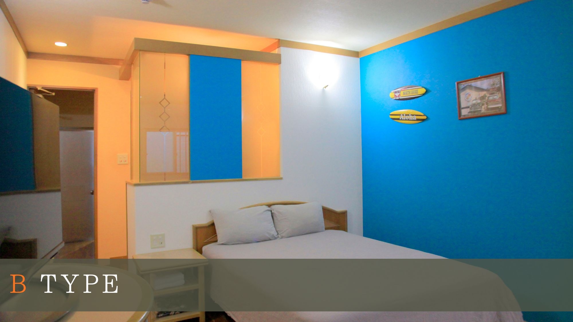 【B type/30㎡/禁煙】ベッドとソファーベッド完備。広々30㎡のお部屋。