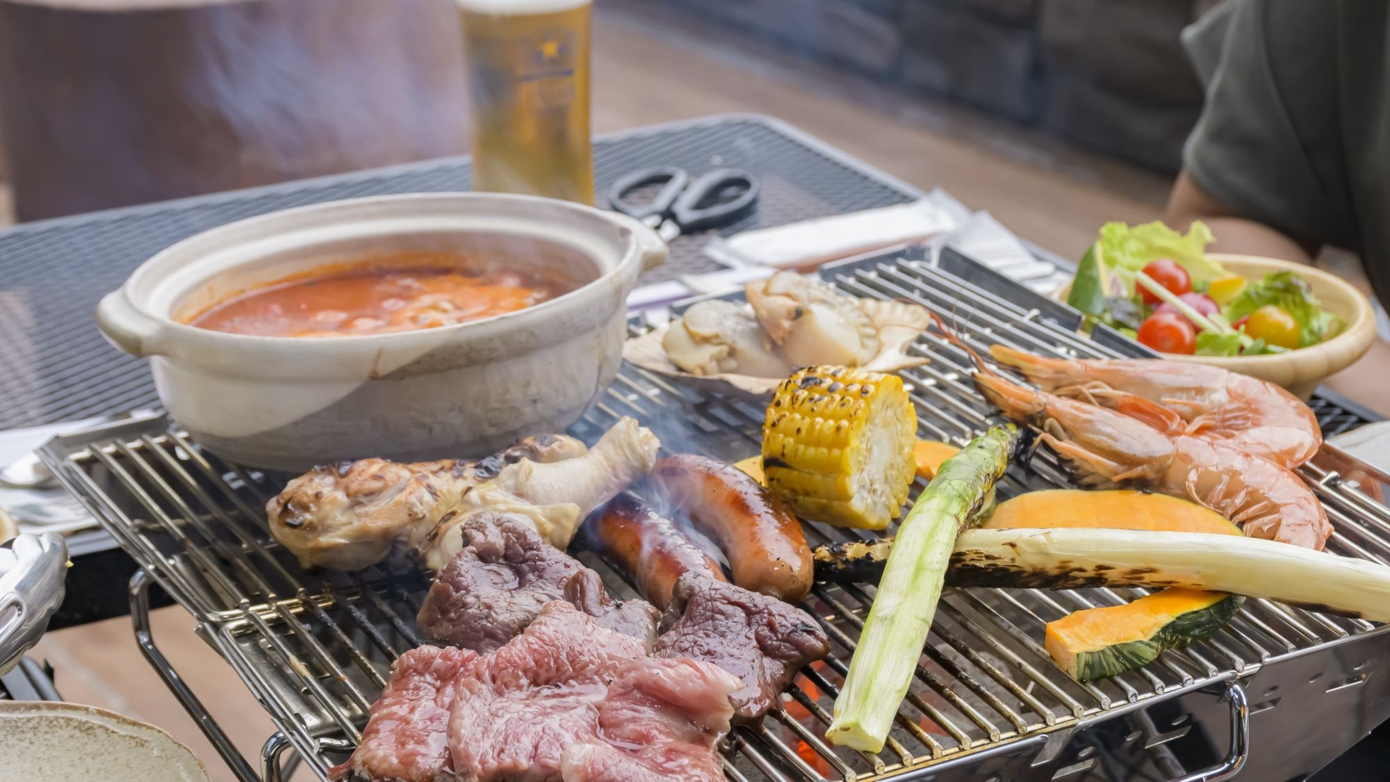 【夏期限定】BBQパッケージ★スタンダード（夕食付き）
