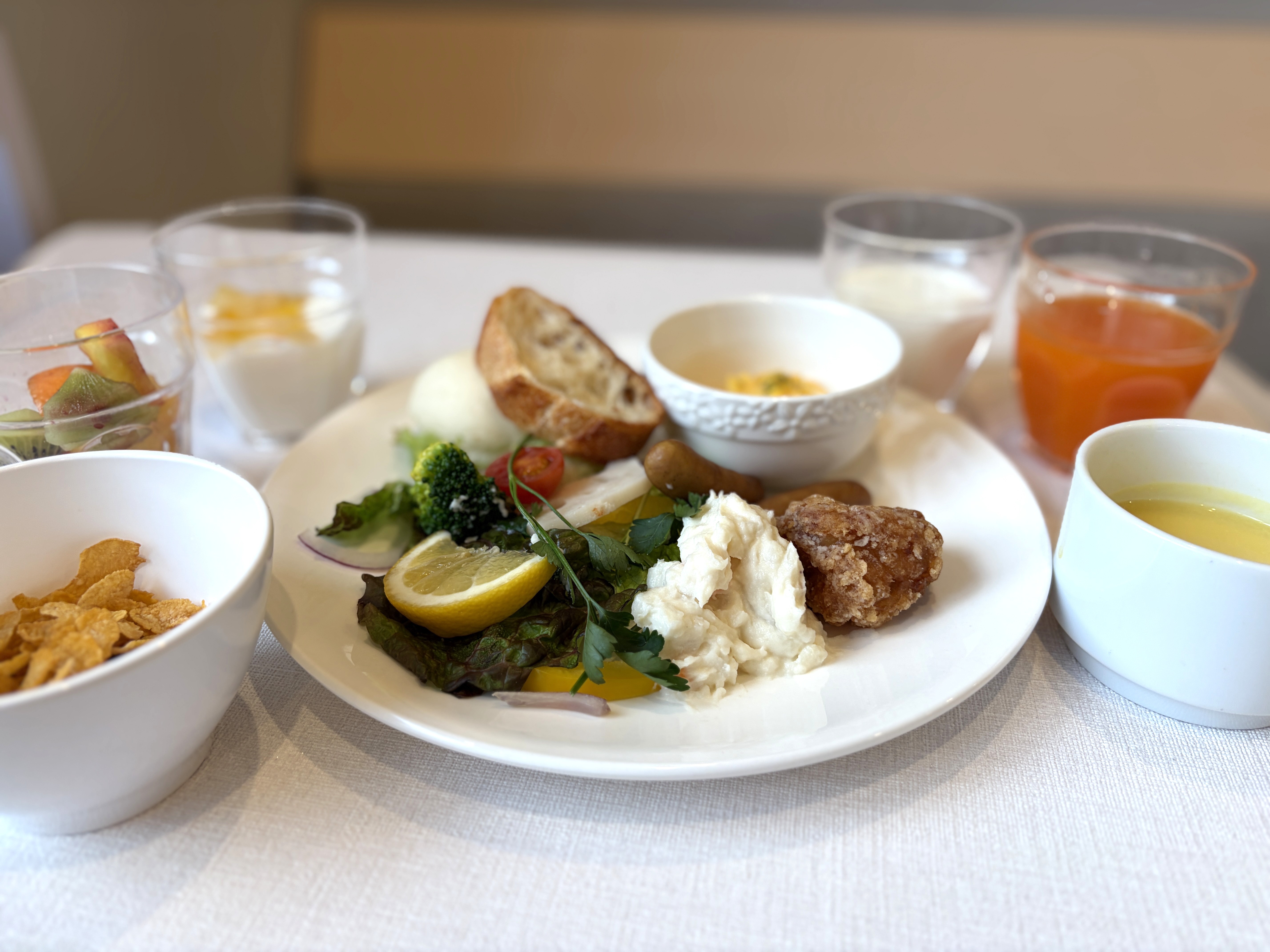 朝食ビュッフェ　洋食一例