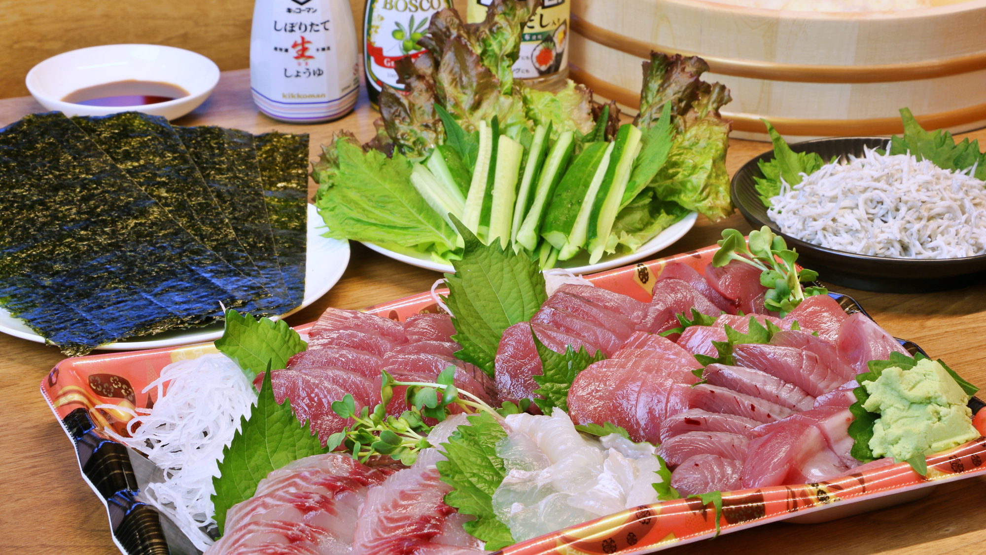 【手巻き寿司】食材をご用意しています、ご自身でお作りください (2)