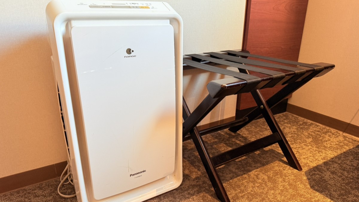 加湿付き空気清浄機/バゲージラック