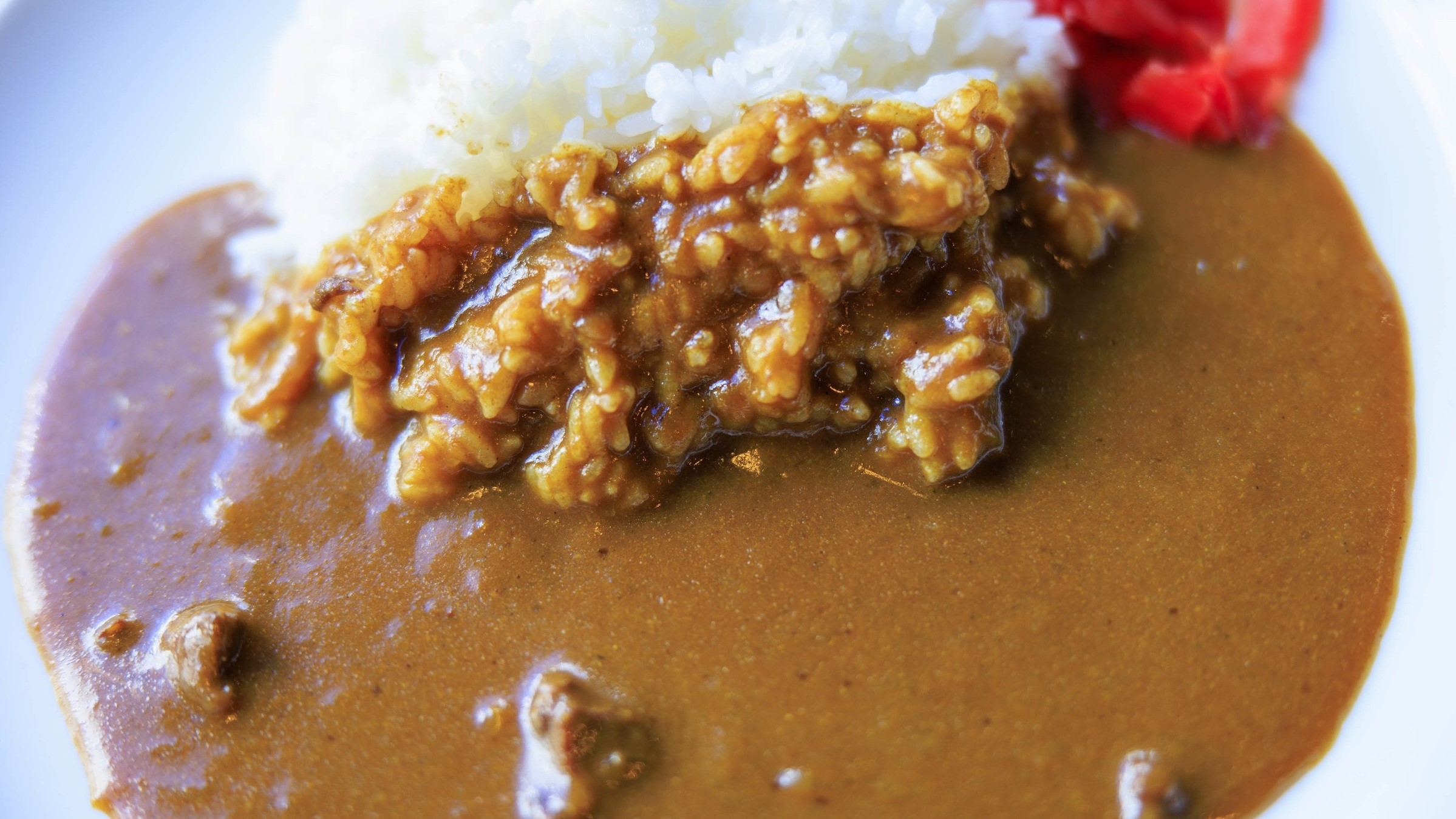 朝食　カレー