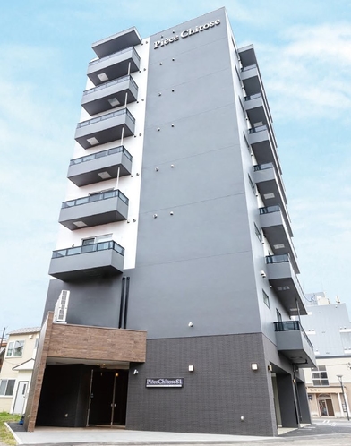 8階建てピエス千歳Ｓ1の外観