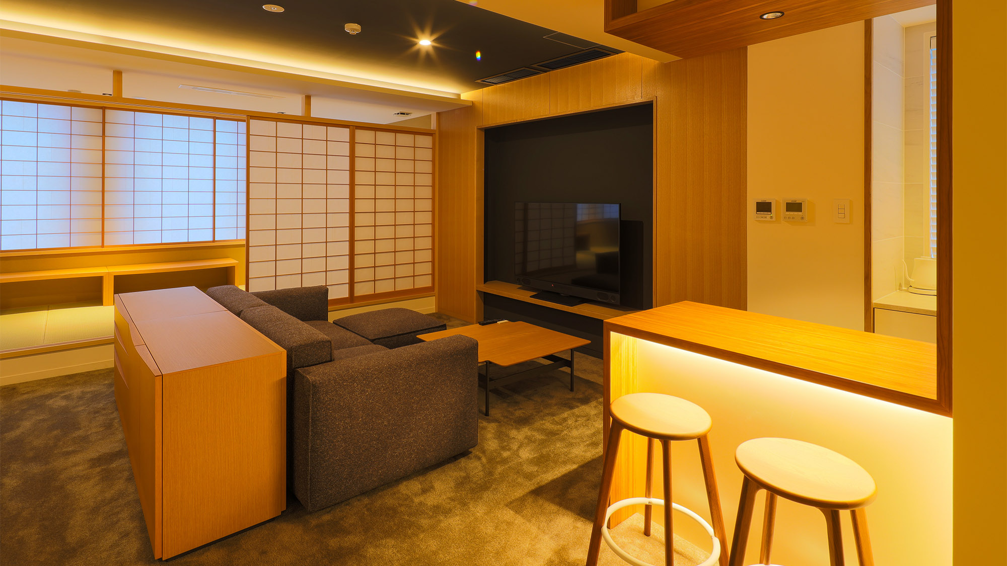 ・【プレミアスイートツイン一例】高級感がありながらどこか落ち着くお部屋を目指しています