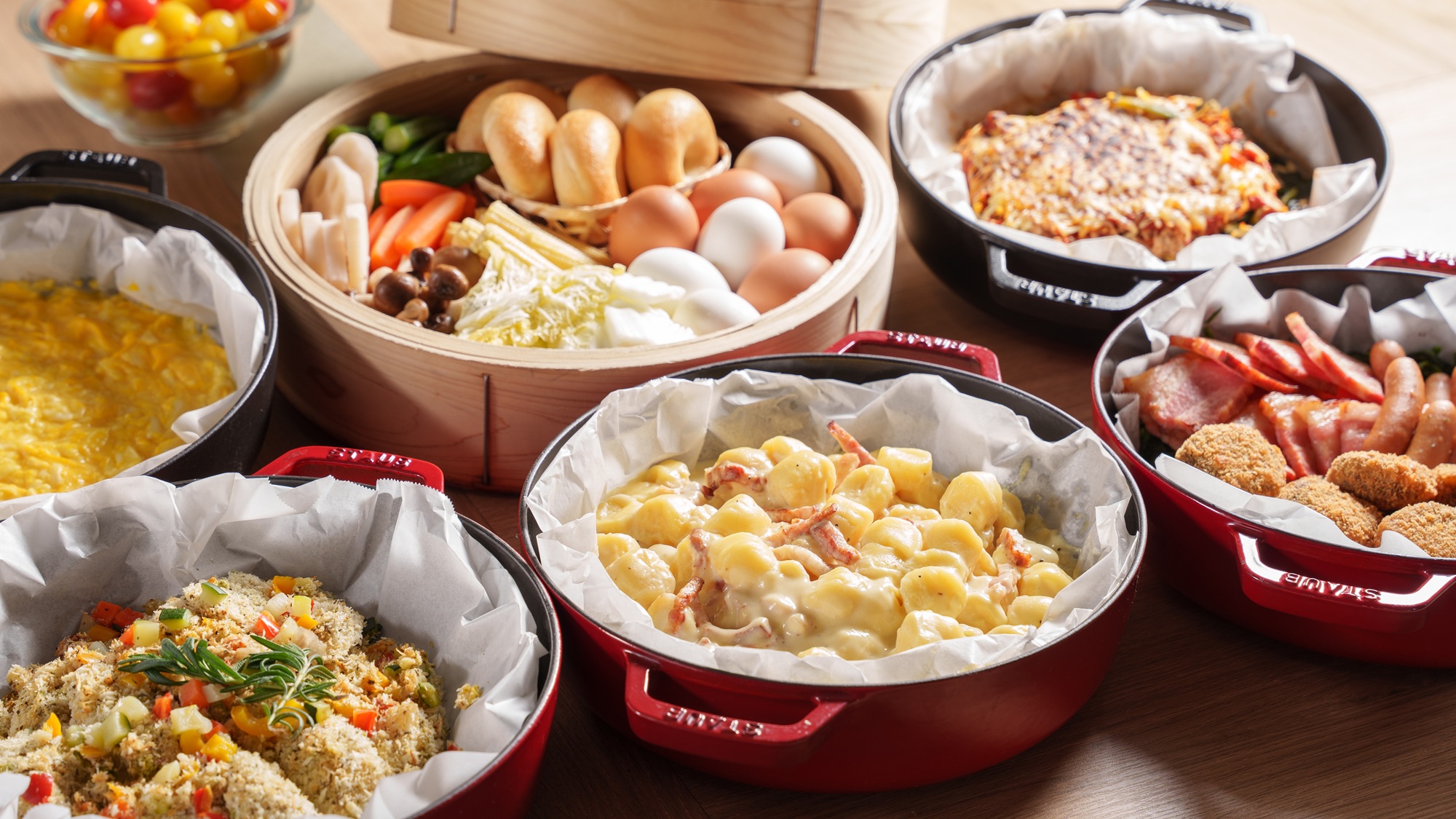 朝食ビュッフェ