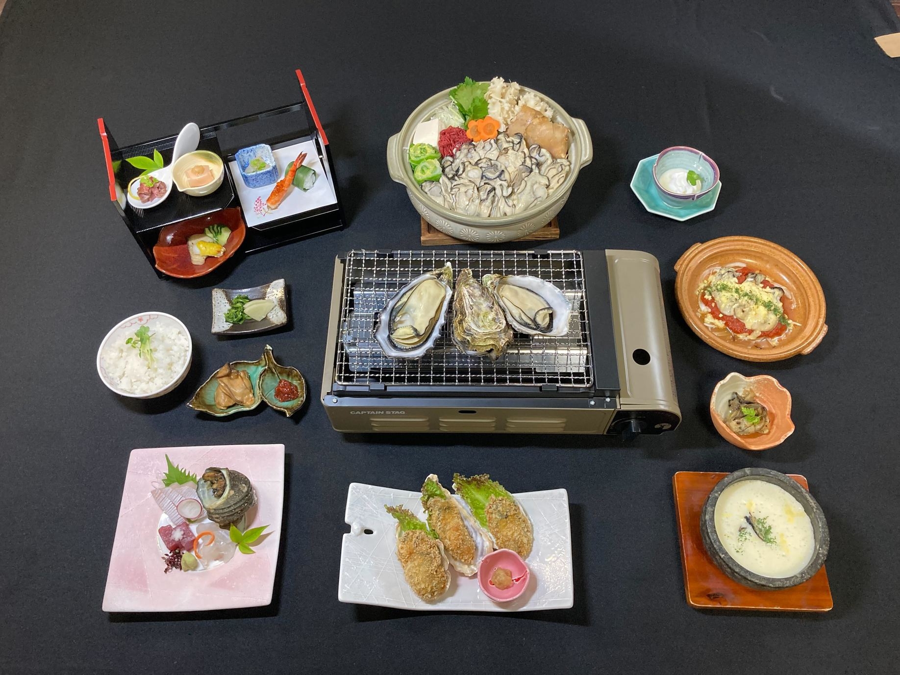 【夕食・朝食付】坂越産牡蠣を堪能♪食べ尽くし特選御膳
