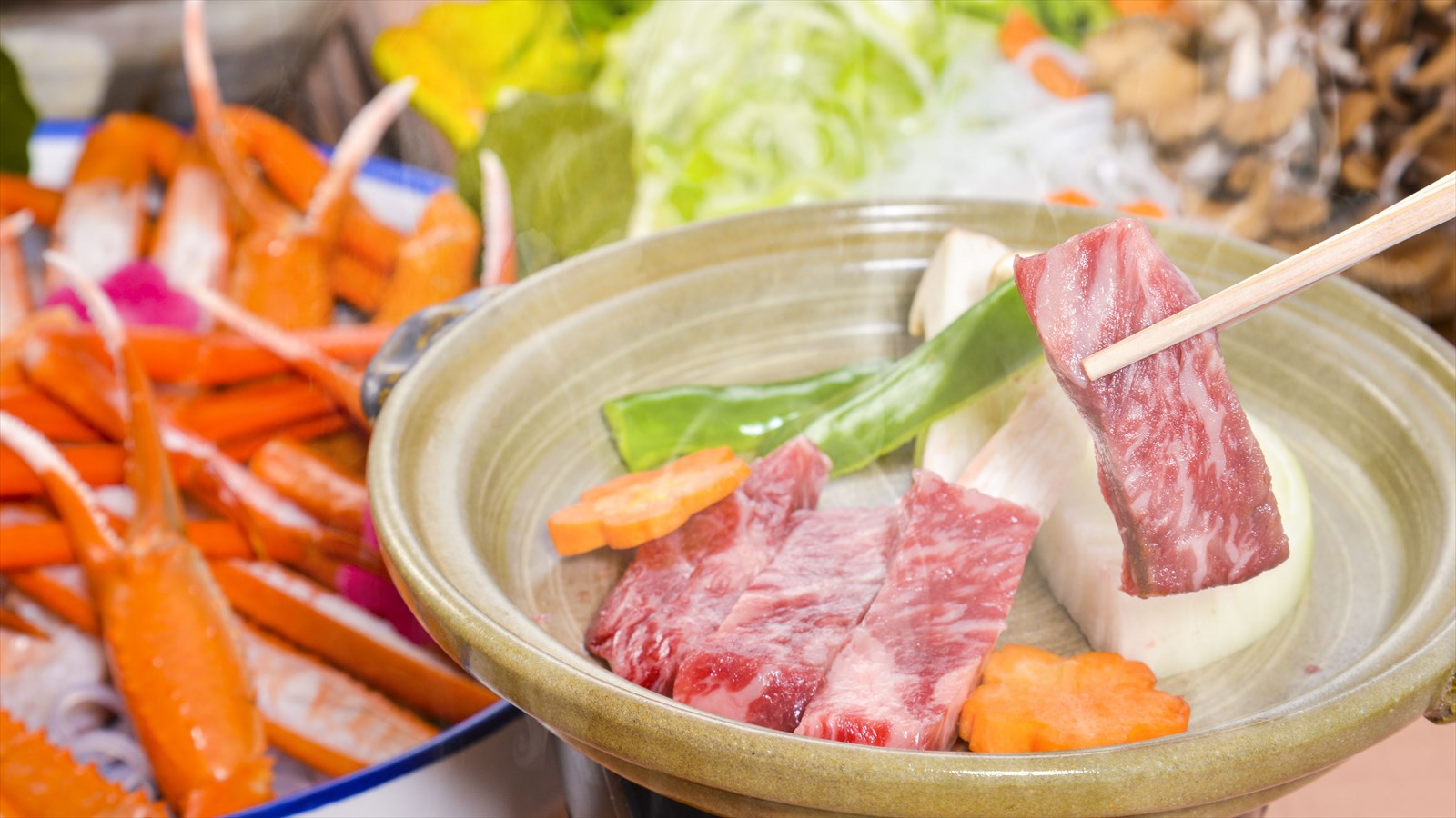 【夕食・朝食付】香住産紅ガニ姿付 カニづくし特撰御膳