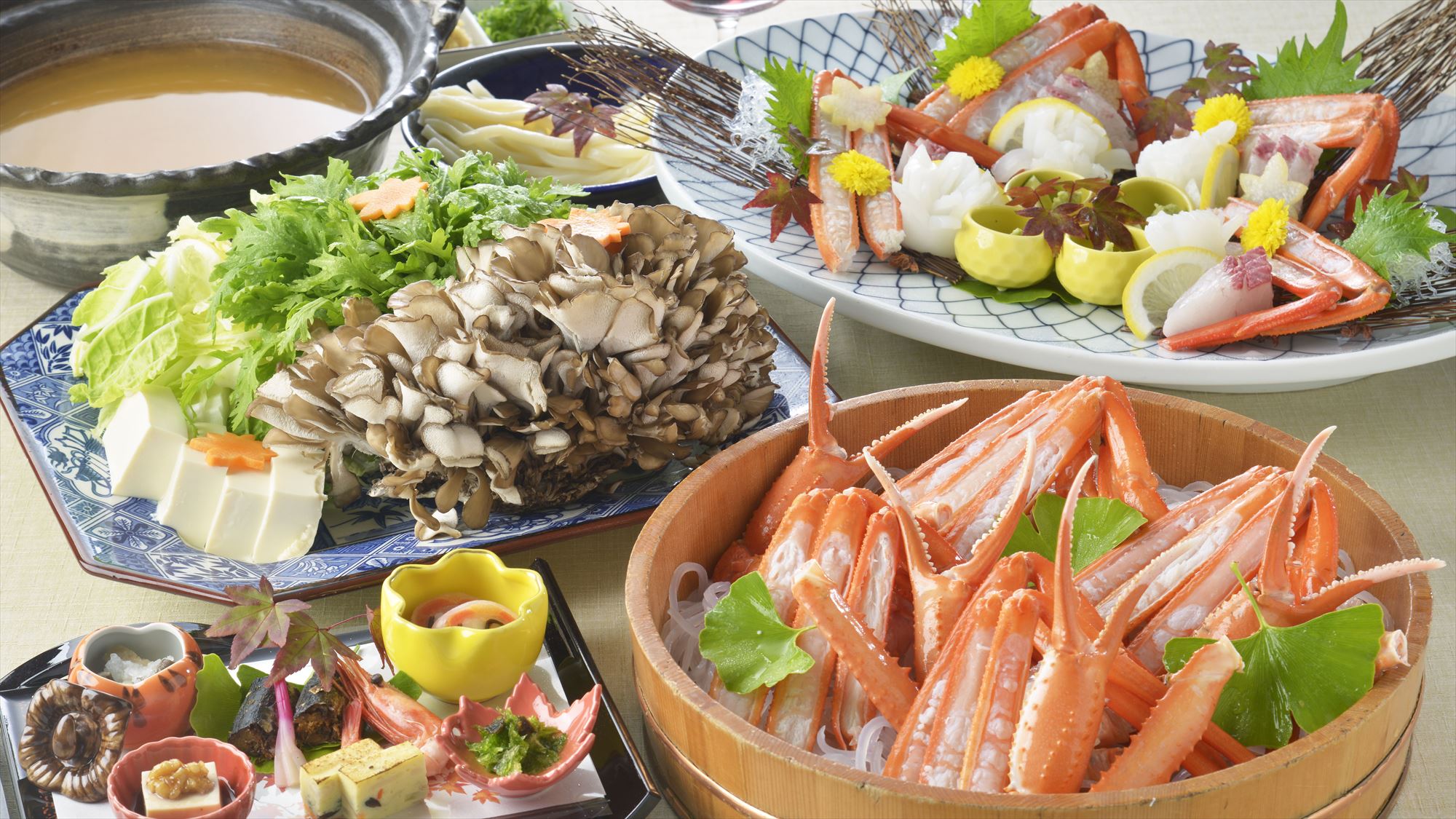 香住産紅ガニ御膳