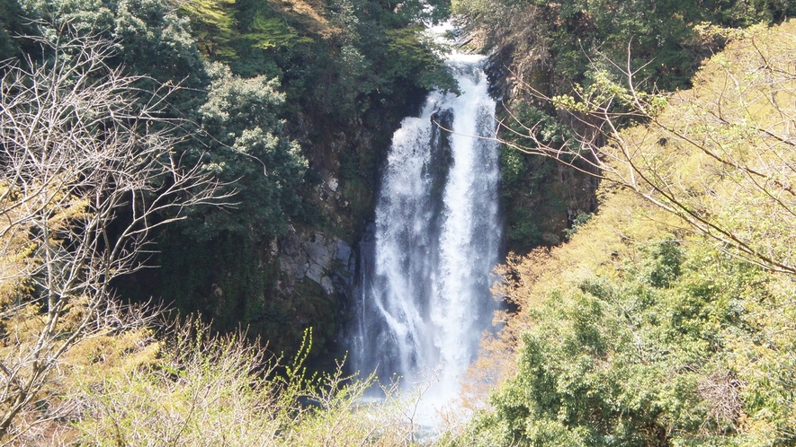 *八反の滝：神鍋高原では一番大きな滝です