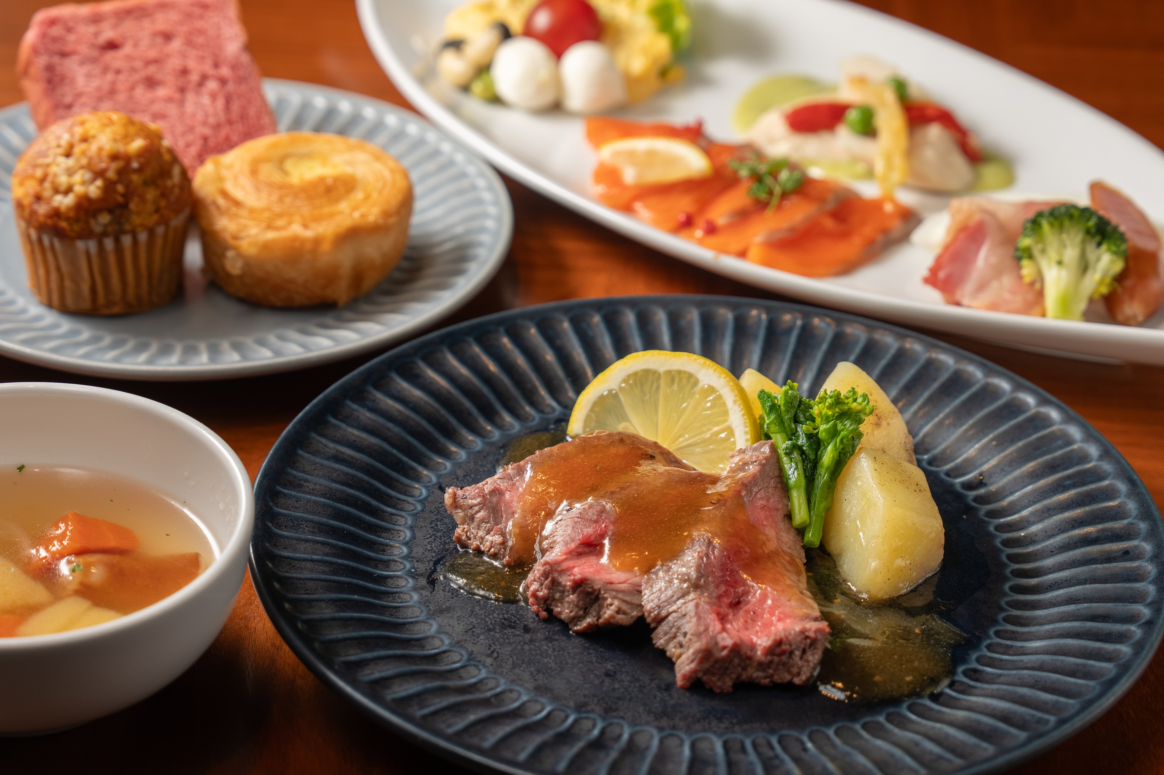 朝食・洋食（盛り付け例）