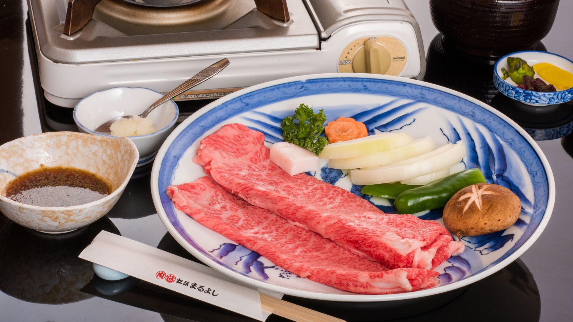 【松阪牛特上陶楽焼】夕食は松阪牛の名店『まるよし本店』でコースを堪能＜1泊2食付＞