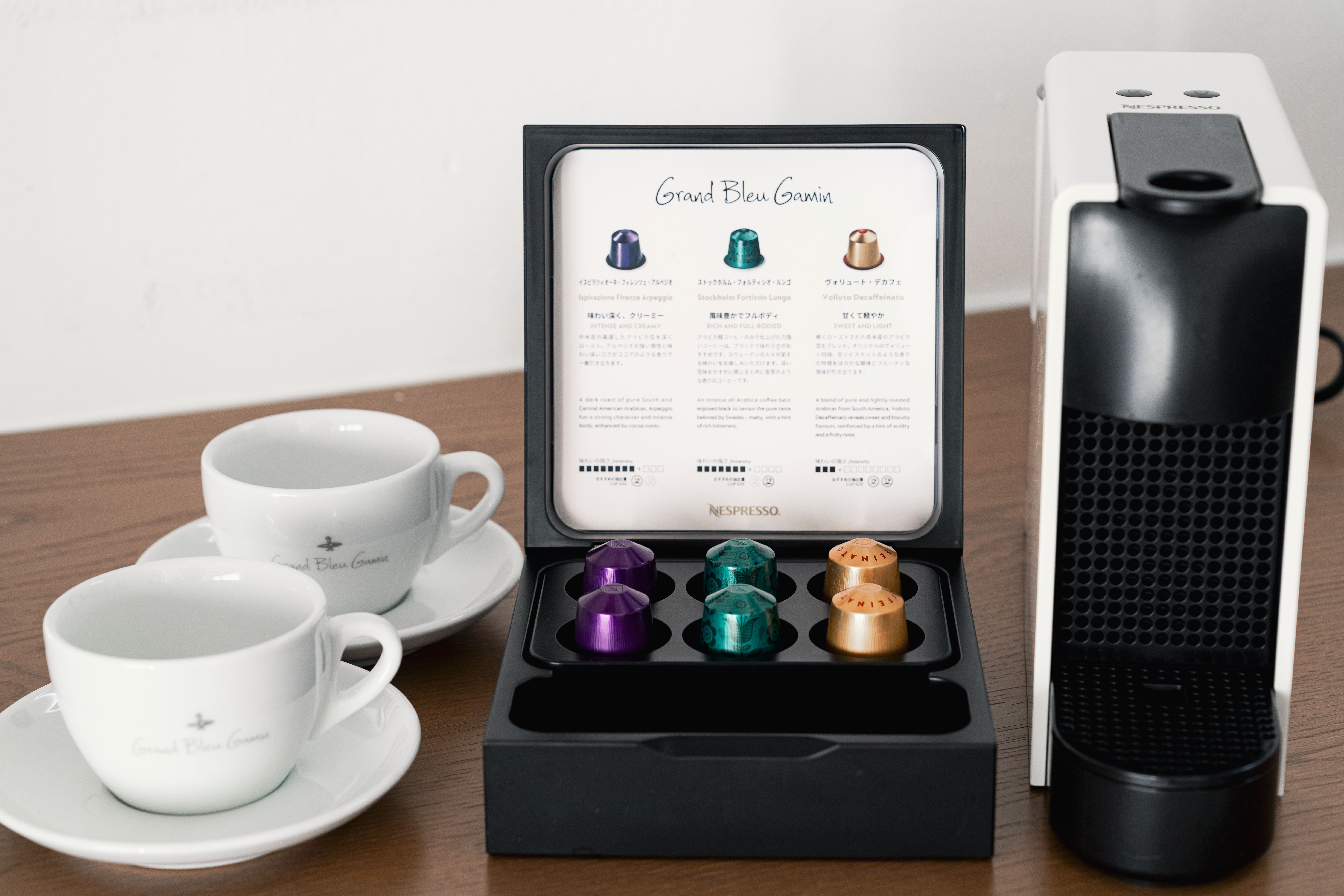 お部屋にはNespressoもご用意