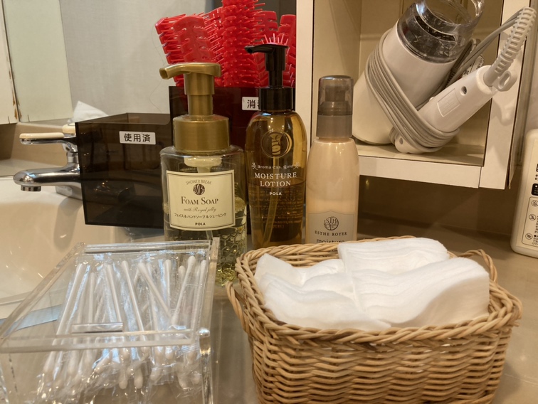 大浴場女性用アメニティ
