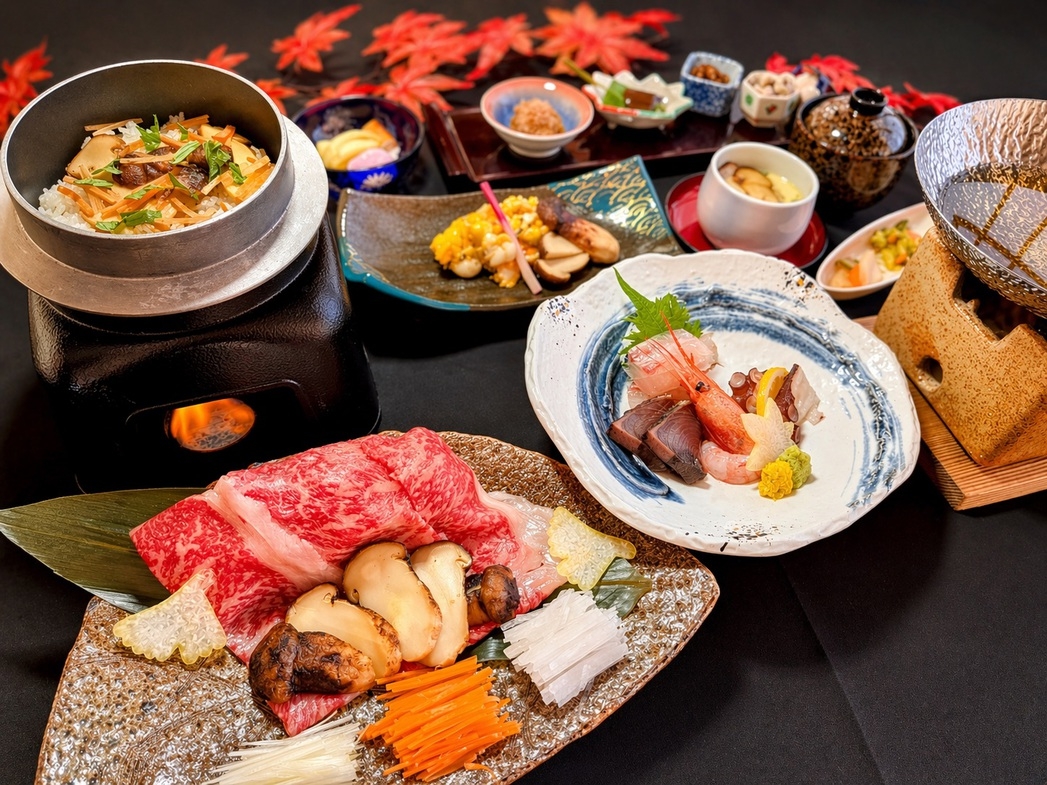 【夕食・朝食付】贅沢の極み！極上食材を使用した至高のご夕食！極み会席