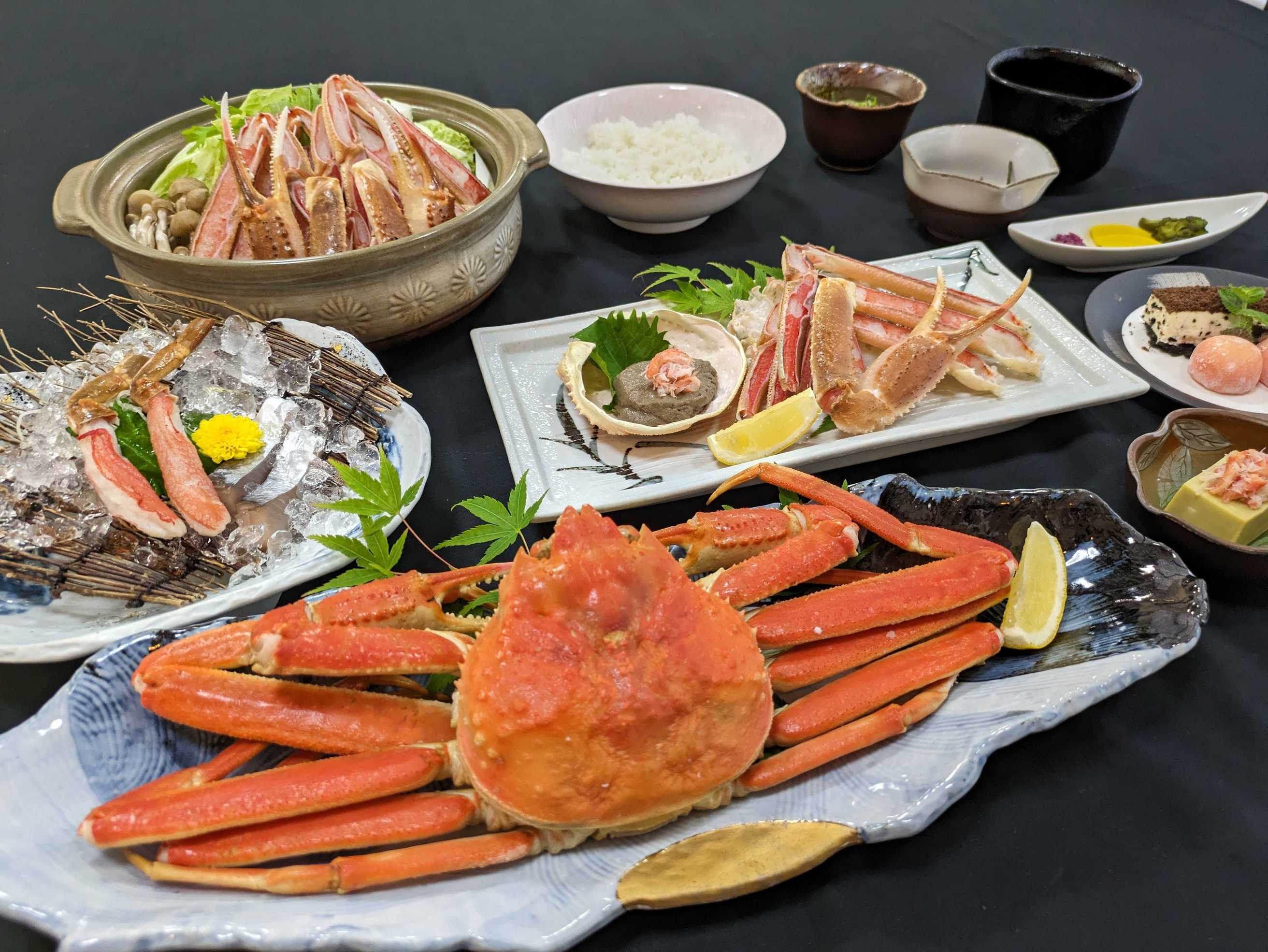 【楽天月末セール】【夕食・朝食付】贅沢の極み！プレミアム蟹会席　3月まで