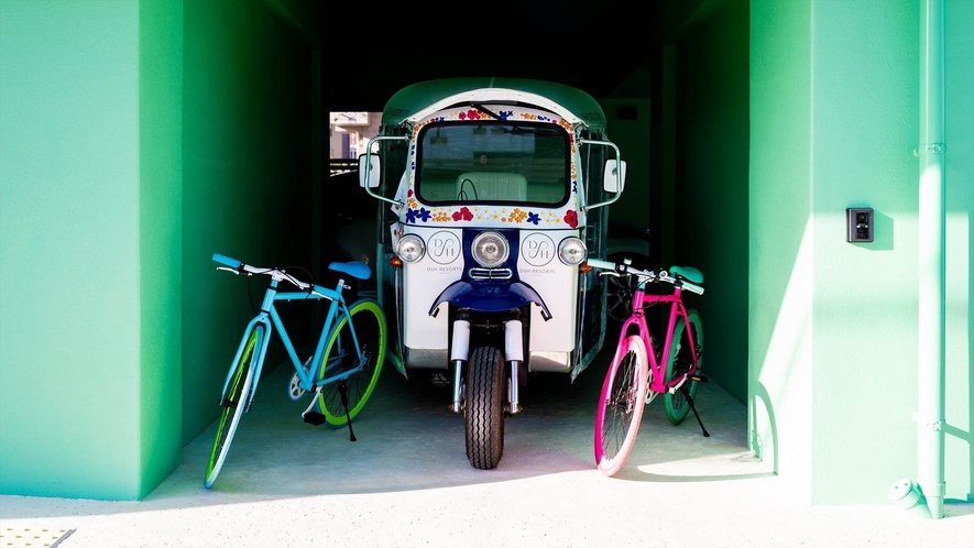 トゥクトゥク・自転車