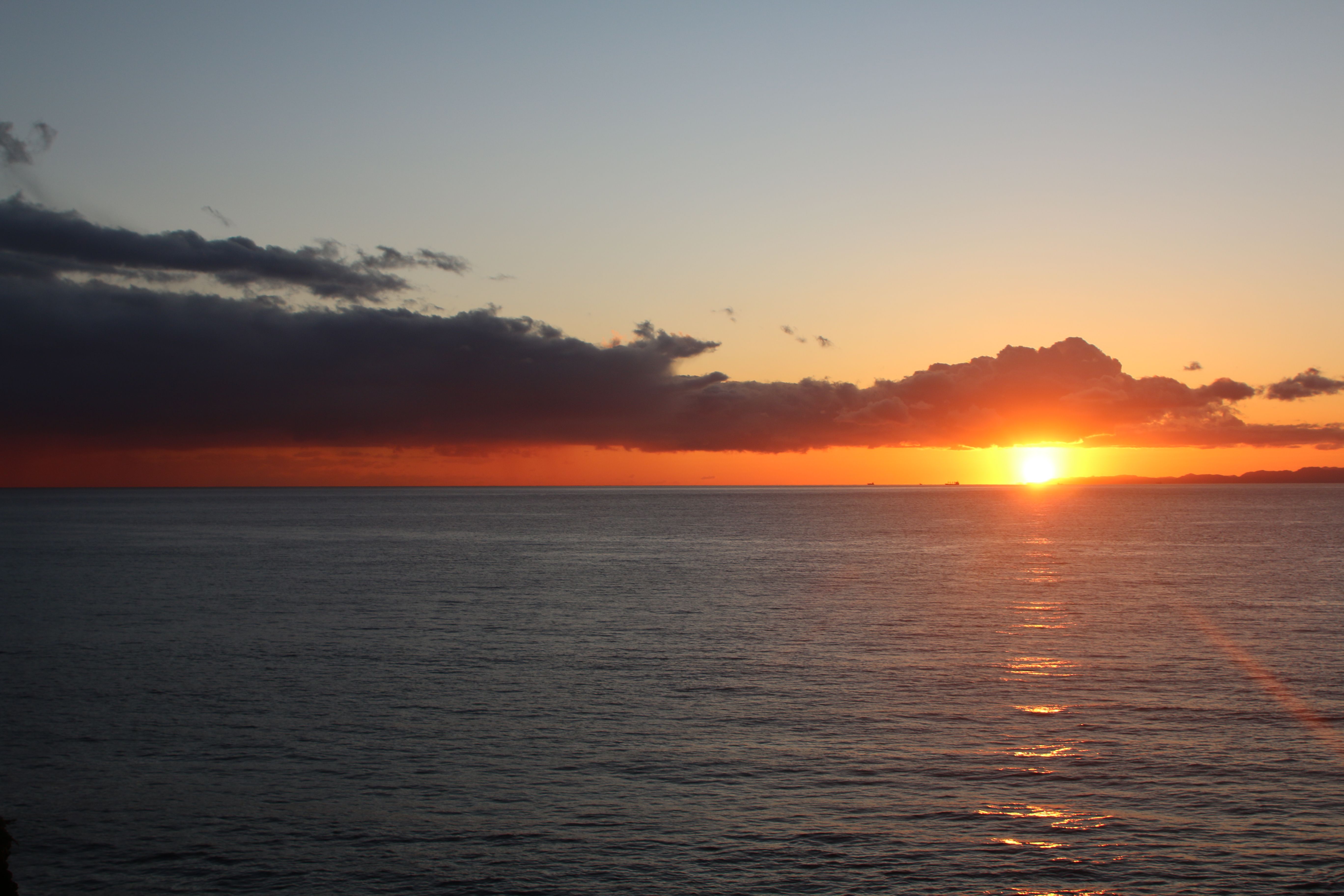 赤禿からの夕日