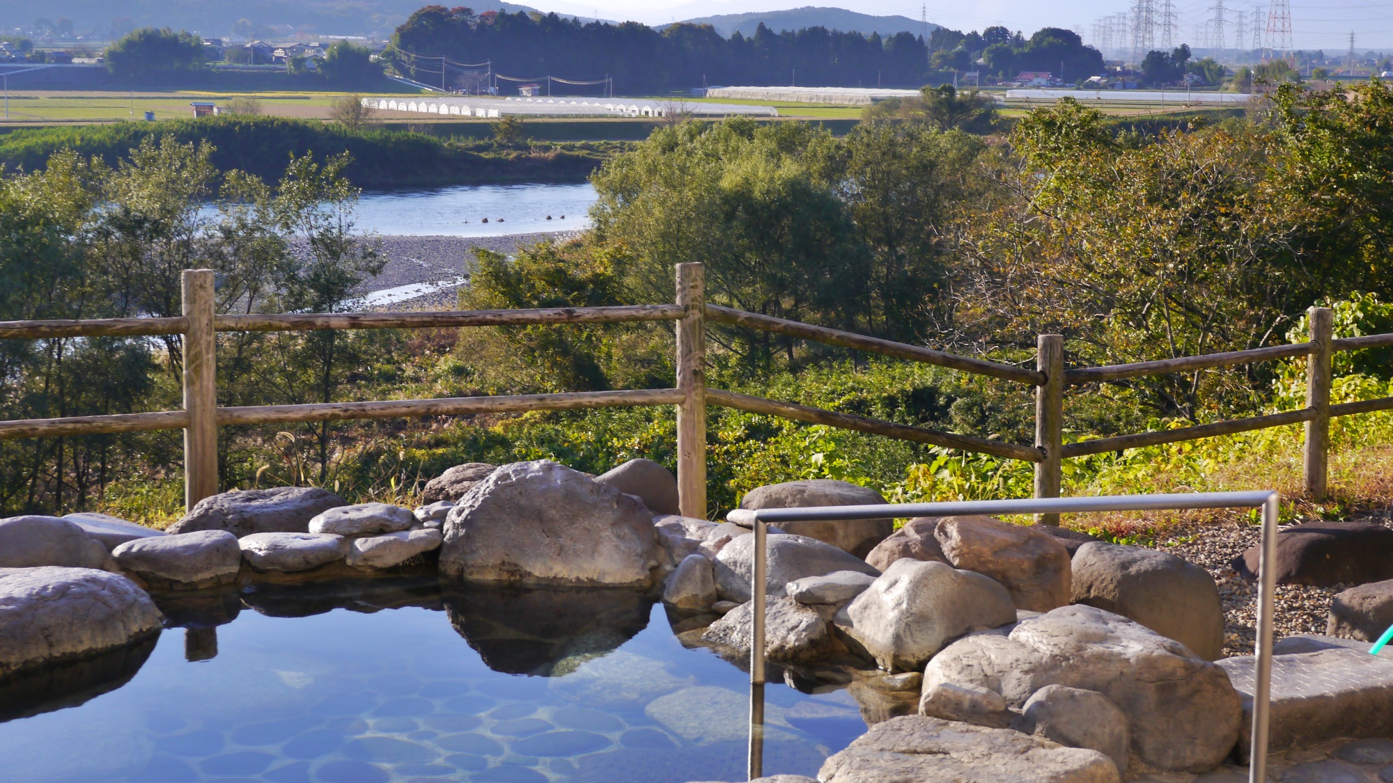 【ゆりがねの湯】開放感あふれる「絶景露天風呂」