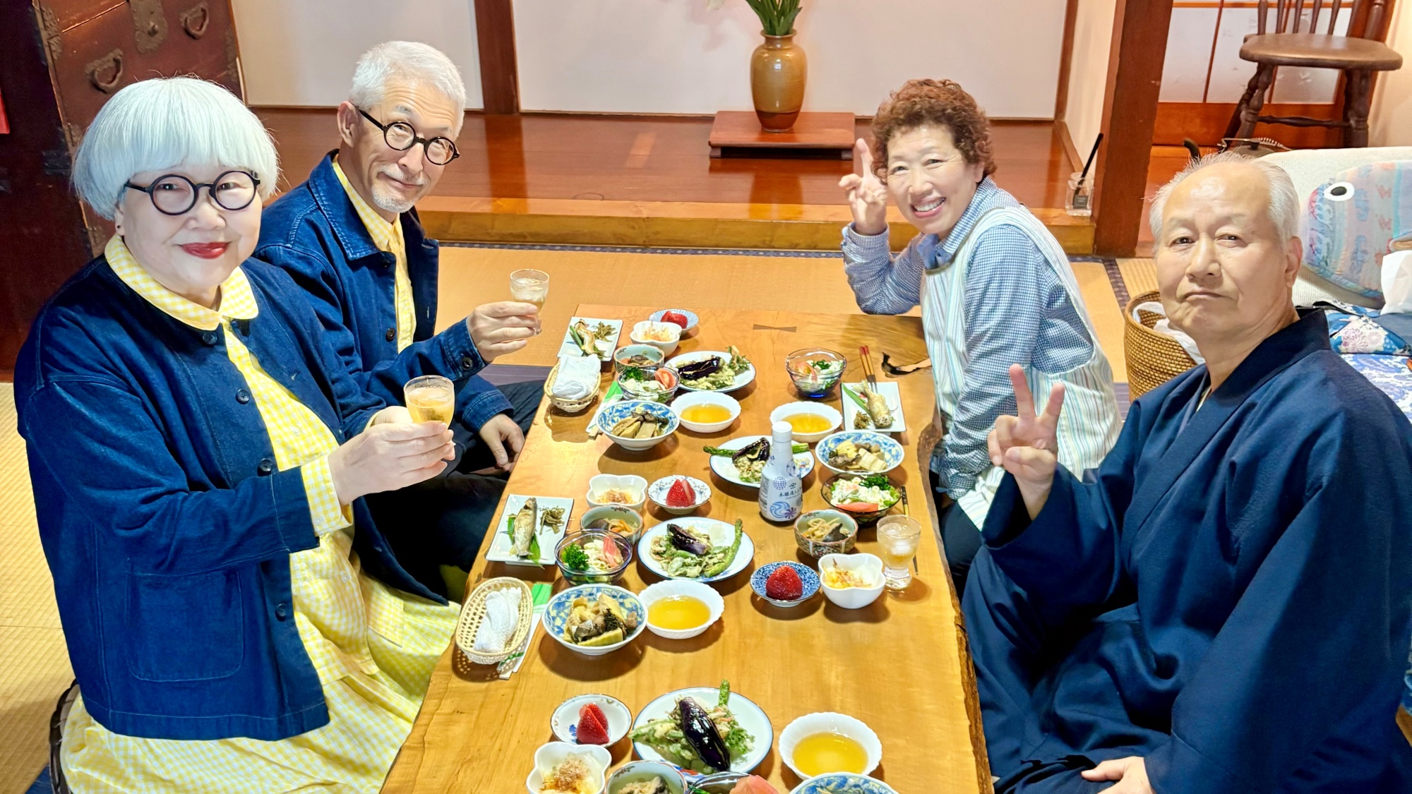 【体験アクティビティ】農家で楽しむ夕食体験。詳細はお問い合わせ下さい。＜別途料金＞