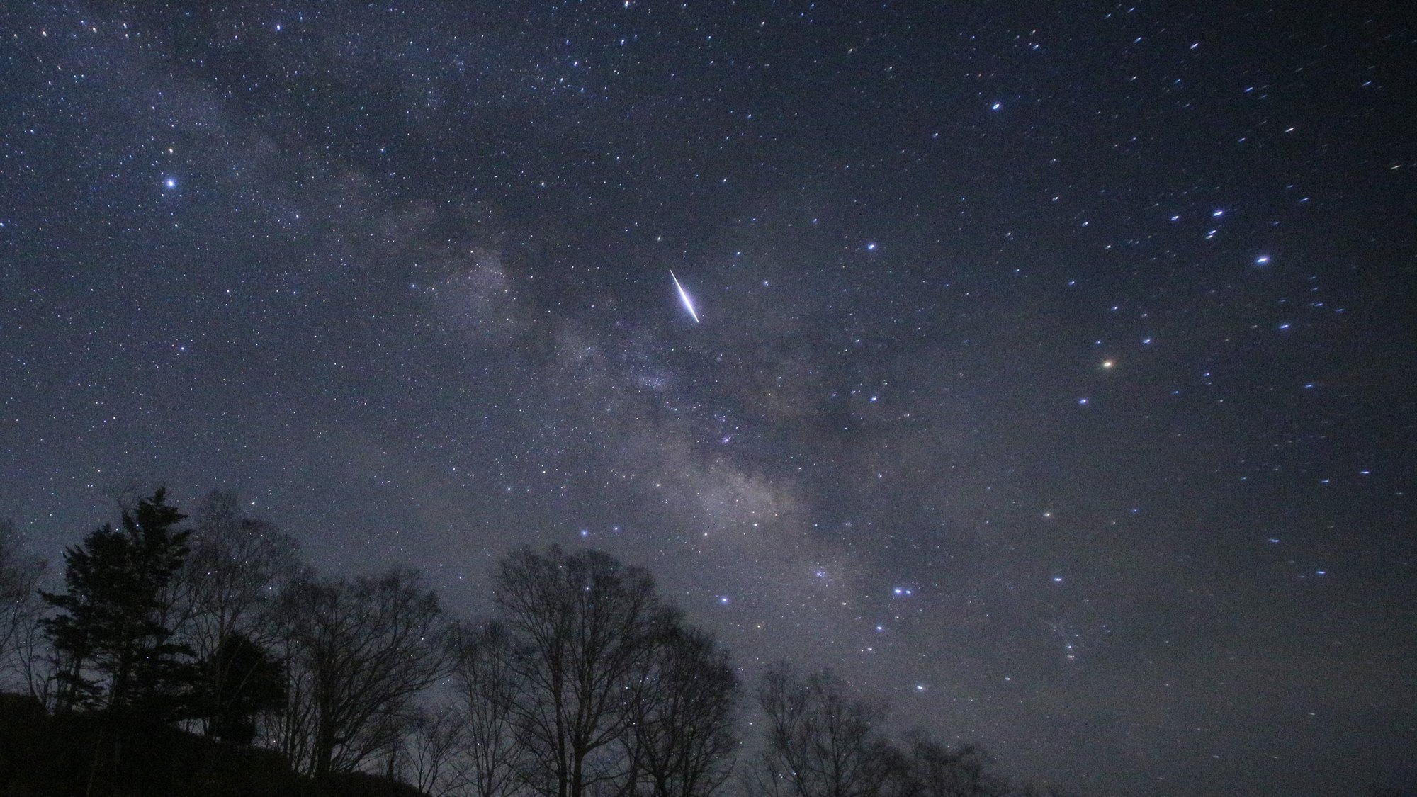 *当館から見える星空／日本で有数の星空の聖地