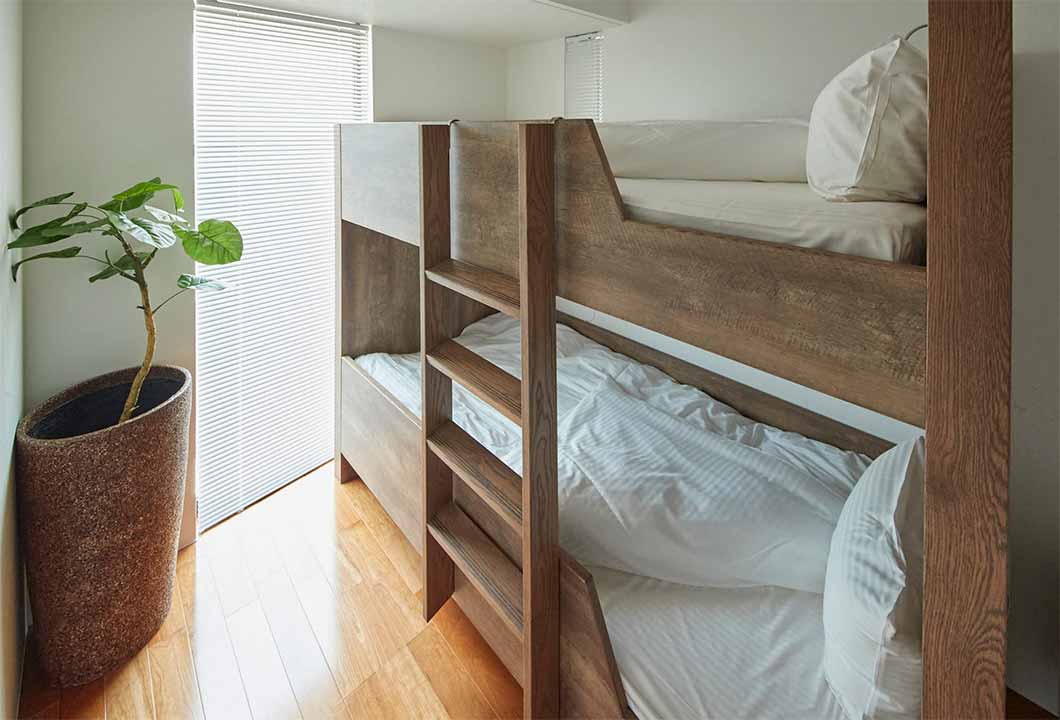 Room 102 お子様も大喜びの2段ベッド&times;2組