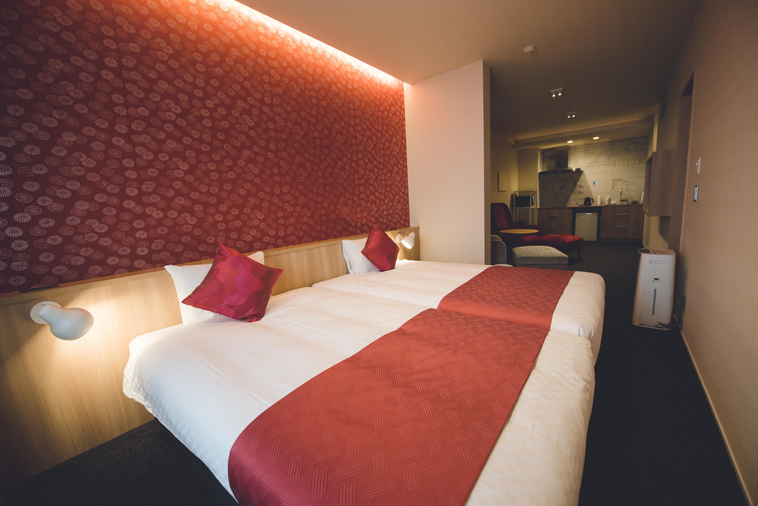 デラックスツイン　ベッドルーム